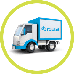 Conoce el servicio de entrega Rabbit Servicio de entrega Rabbit